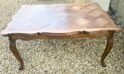 old french carved dining table